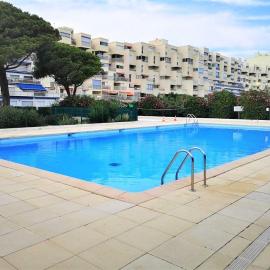 Carnon plage bord de mer et piscine, studio 1 chambre