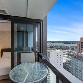 Stunning 2BR with Views Near Sky Tower Zodiak Stays