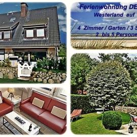 FERIENWOHNUNG DEICHWIESE SYLT-WESTERLAND 2-5 Personen-3 Schlafzimmer-Terrasse, ξενοδοχείο στο Βέστερλαντ