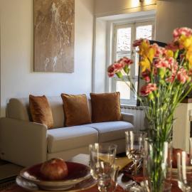 La Mansardina Beccheria Central Apartment 1 double bedroom, 1 sofa bed