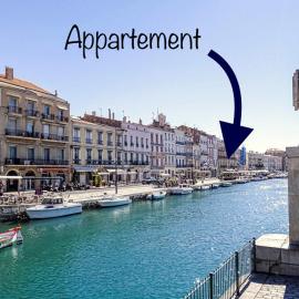 Duplex Climatisé Cadre Royal, hotelli kohteessa Sète