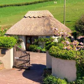 The Nest - Thatched seaside country cottage for two, hotel a Stokeinteignhead
