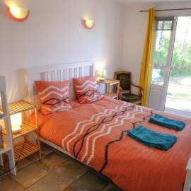 Gîte l échappée bleue Dromoise - la chambre