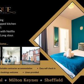Sheffield Contractors and MONTHLY Stays 3BR 3 Bath house Managed by Chique Properties Ltd, hotel in Brightside