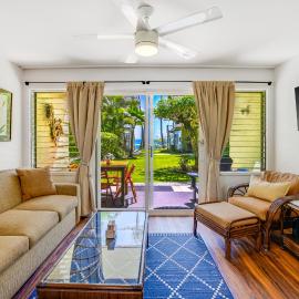 Gardenfront Escape with Ocean Views at Kapa’a Sands 24, hotel in Kapaa