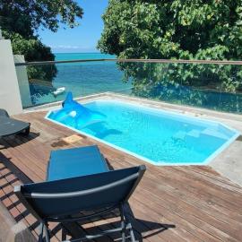 Villa la Perléatim, piscine privée, vue sur le lagon