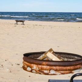Beach Club of Oscoda Captains Watch on the Lake: Oscoda şehrinde bir otel