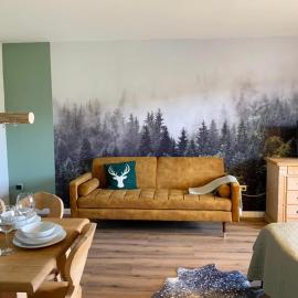Bergnest Lodge mit Bergblick - Ca 3 min Skilift - Balkon - Garten - 6 Pers - Hund - Luftkurort - nähe Buchenegger Wasserfälle - Eistobel - Bodensee, hotel in Oberreute