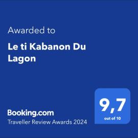 Le ti Kabanon Du Lagon, hotel in La Saline les Bains