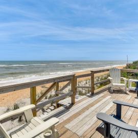 Oceanfront Flagler Beach Home w/ Decks & Gas Grill