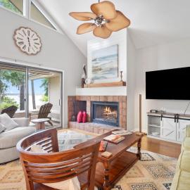 Newly Listed Bluff Villa with Creek and Golf Course Views