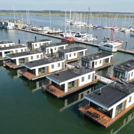 Schwimmende Häuser im BALTIC SEA RESORT