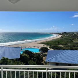 French ocean view, beach and pool, hotel in Cul de Sac