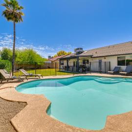 Near Golf! Desert Home w/ Private Pool in Mesa