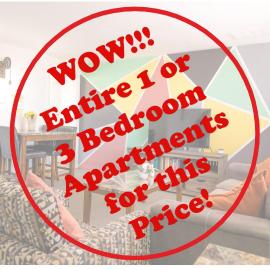 Home Style Apartments - 1 & 3 BR Suites with Full Kitchen, hotell sihtkohas Page
