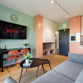 Queen Size Bed - Apartament obok Manufaktury w centrum Łodzi - Parking gratis!!!, hotel din Łódź