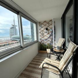 Gemütliche Ferienwohnung im Stadtzentrum mit wundervollem Blick, hotell i Bremerhaven