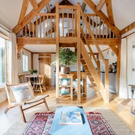 Little Trenant Barn on Helford River Near Constantine, hotel Constantine-ben