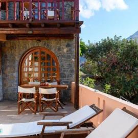 Elounda Monastiri Cretan sea view house with pool