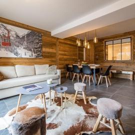 Appartement neuf avec une grande terrasse au cœur du village - 6 personnes