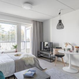Modern studio by Finnoo metro, hotel v destinácii Espoo
