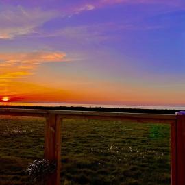 Traumblick Nr 24 aufs Wattenmeer Blick bis nach Texel