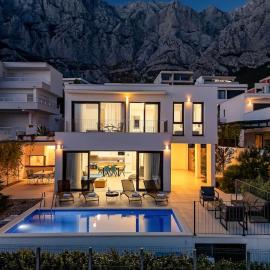 Ferienhaus Komplex - Villa David - Makarska Exklusiv: Veliko Brdo şehrinde bir otel