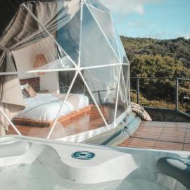 Ananta Forest - Sunset & Gulf View - Glamping Dome and Mountain House