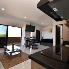 Loft de lujo con 9 albercas y vistas al campo de golf