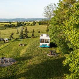 Bus Ikarus, hotel din Prievidza