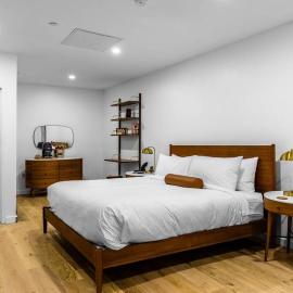 King Bed, Historic Hotel, Bangor, Room # 101