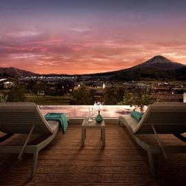 Fuji View and Spa Resort TSUMUGI Kawaguchiko, hotel em Fujikawaguchiko