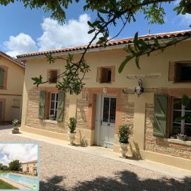 Maison d'hôtes "La Clef des Champs" Piscine Ortance, hotelli kohteessa Sajas
