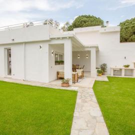 Luxury Villa Turquoise road to Villasimius 50 m from the sea with panoramic terrace