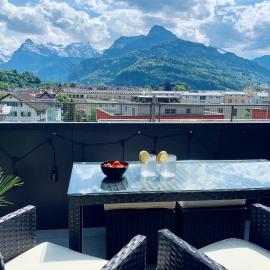 Luna o Mountainview o Pizzaoven, hotell sihtkohas Brunnen