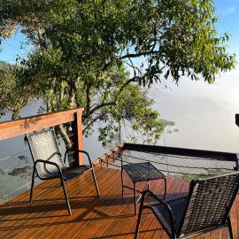 Away Cabanas Pedra Azul 5 min Rota Lagarto, deck panorâmico, hotel v mestu Domingos Martins