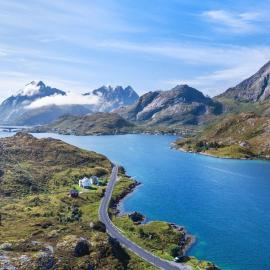 Idyllisk feriehus i Lofoten, hotell i Ramberg