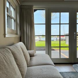 HAVENZICHT HUISJE, chique ingericht, compleet uitgerust, prachtig uitzicht!