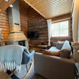Rauhallinen kelohuoneisto lähellä palveluita, Peacefull Log apartment at Ylläs