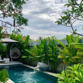 Private pool villa in Bali - Peaceful rice fields views