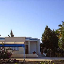 Maison Villa Sousse Chott-Meriem, jardin arboré, 400 m de la plage