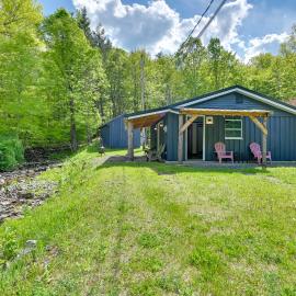 Cozy Catskills Cabin - 12 Mi to Windham Mountain!: East Durham şehrinde bir otel