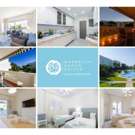MARBELLA BANUS SUITES - Banús Playa Rocío - 3BR - 3BA - Direct Beach & Sea Access Complex - Outdoor Terrace w Garden Views - Pool - 3 Min Walk to Puerto Banús & Corte Ing Luxury Shopping - Ideal for Families