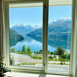 Stryn में, होटल Leilighet med fantastisk utsikt