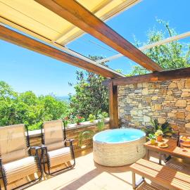 Casa Papalino, con Jacuzzi e vista sulle colline di Vinci, hotel Larcianóban