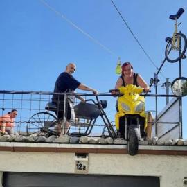 Bikers12 Shabby House only for Bikers, hotel in Friedrichshafen