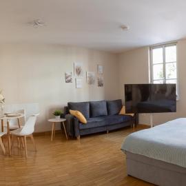 Ein gemütliches Studio mit Netflix im Zentrum Bahnhofsnähe