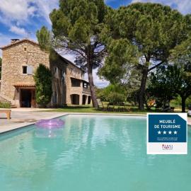 Mas de Rofa piscine, jardin, Cévennes, pôle mécanique, hotel v destinácii Saint-Martin-de-Valgalgues