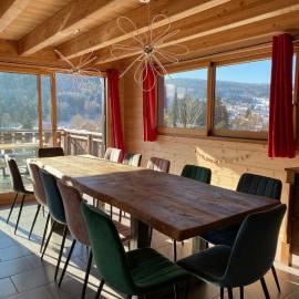 Chalet de Luxe Spacieux - 8 pers- Sauna & Jacuzzi, מלון בזונרופט-לונז'מר