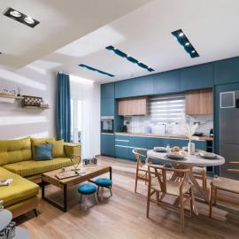 Blue Apartment in the Hill